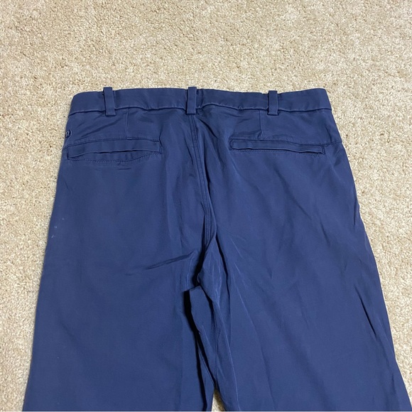 Lululemon Men’s Commission Pant Classic Qwick Chino Size 30 Navy Blue Office - Picture 8 of 15